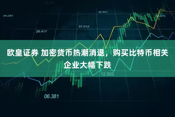 欧皇证券 加密货币热潮消退，购买比特币相关企业大幅下跌